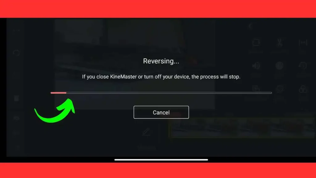video reverse in kinemaster
